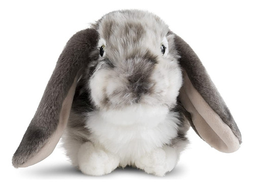 Living Nature Grey Dutch Lop Eared Rabbit , Realistic Soft C