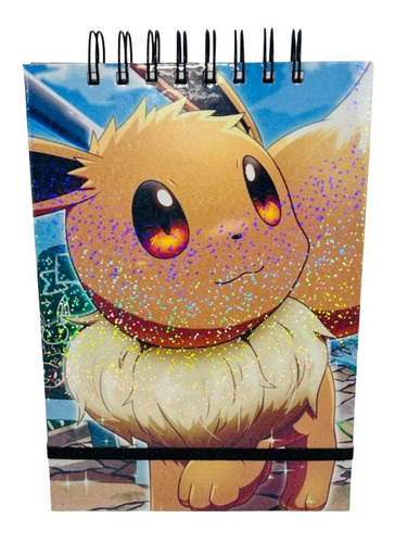 Croquera A5 80 Hojas Lisas Blancas Eevee / Pokémon