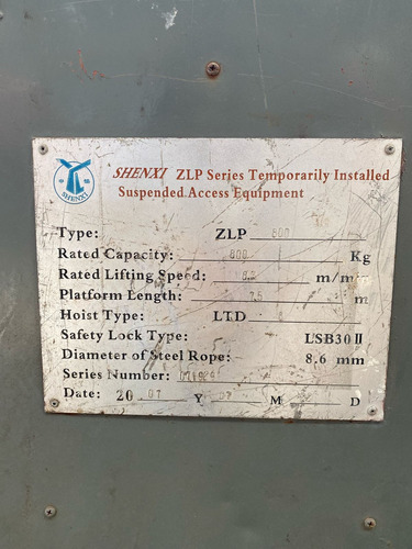 Andamio Electrico Colgante Profesional (Usado)
