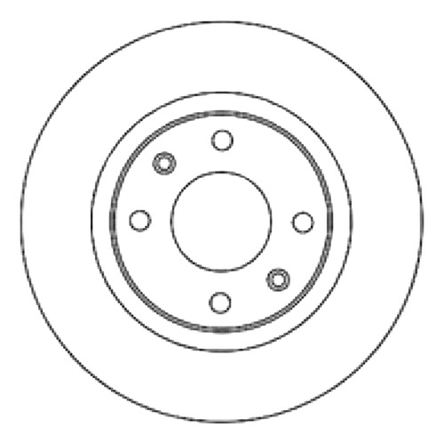 Disco Freno Del (266mm) Breme Peugeot 30117-17