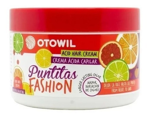 Otowil Puntitas Fashion Crema Acida Capilar Teñidos 250ml