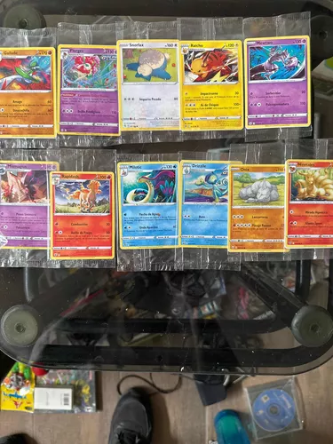 11 Cartas Vuala Pokemon Colección Promocional Foil Tarjetas