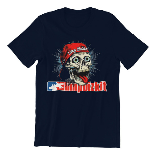 Camiseta Oficial Estampada Limp Bizkit Skull