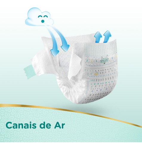 Fraldas Pampers Premium Care
