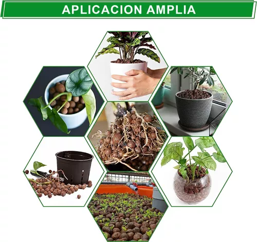 Arcilla Expandida Hydroton Sustrato Para Plantas 5 Kilos