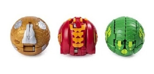 Kit Figuras De Batalha 3 Esferas Bakugan - Pyrus Mantanoid