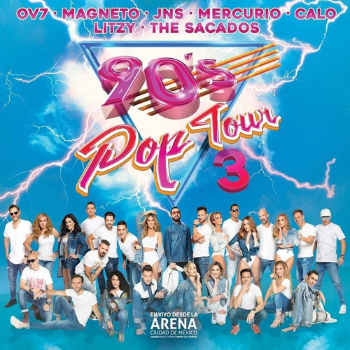 90´s Pop Tour 3 Arena México | 2 Cd´s + Dvd Música Colección