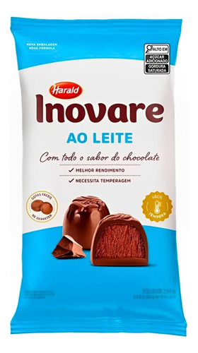 Inovare Inovare Harald chocolate ao leite com sem agregado sem glĂșten caixa 2.05 g