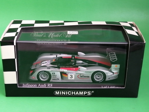 Auto 1/43 Minichamps Empral Le Mans Infineon Audi R8 2002 