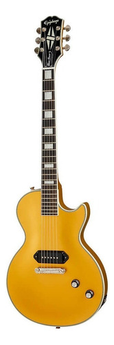 Guitarra elétrica Epiphone Artist Collection Jared James Nichols "Gold Glory" Les Paul Custom de  mogno double gold vintage aged desgastado com diapasão de ébano