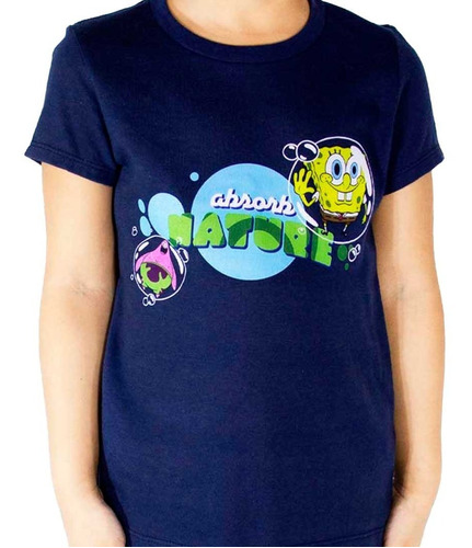 Playera Gary Bob Esponja Para Niña