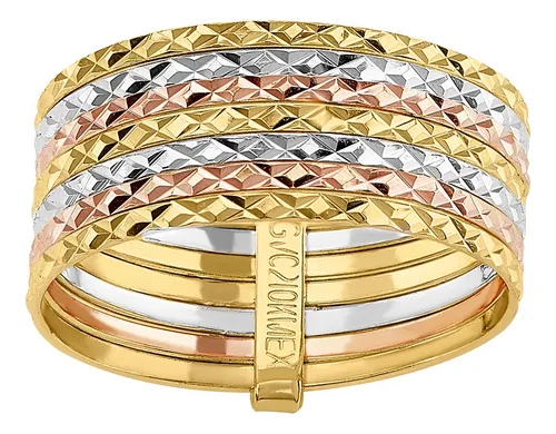 Anillo de oro semanario best sale