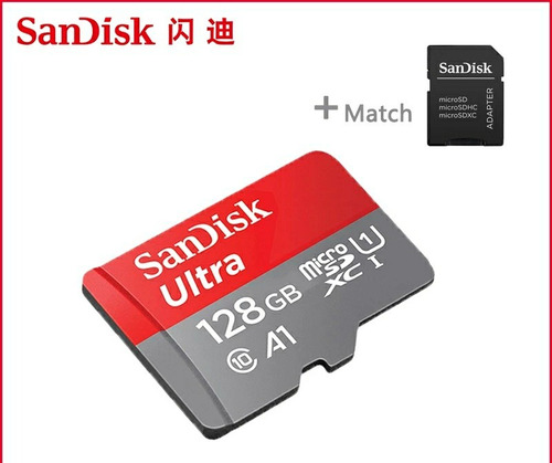 Sandisk Tarjeta Micro Sd 128gb 100mb/s Clase10 Envío Gratis