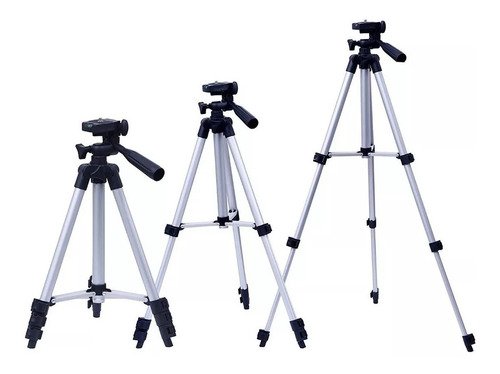 Tripie Semi Profesional Camara Celular Aluminio + Funda 1m