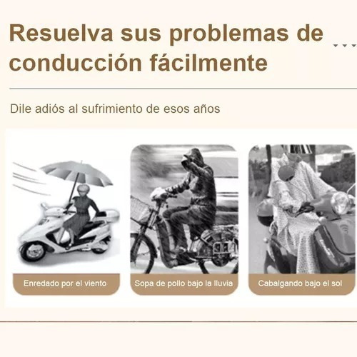 Cubresol Para Motos En General Impermeable Para Motocicleta