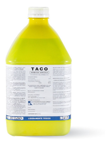 Taco Herbicida Agrícola Pendimentalin X 4 Litro Reveex