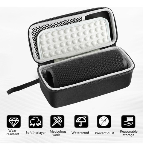 Funda Rígida Eva Para Altavoz Inalámbrico Flip 6, Bolsa De T