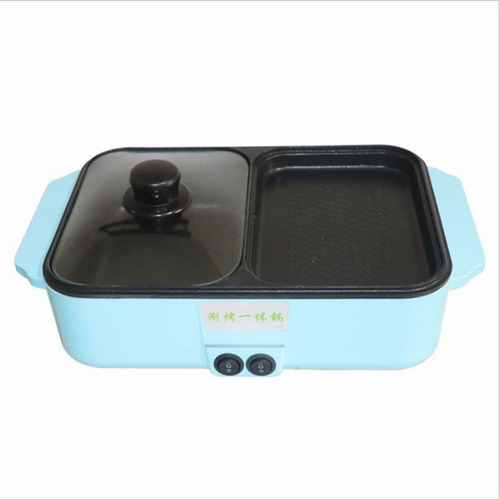 Para 2024 2 En 1 Sartén Eléctrico Antiadherente 1200w