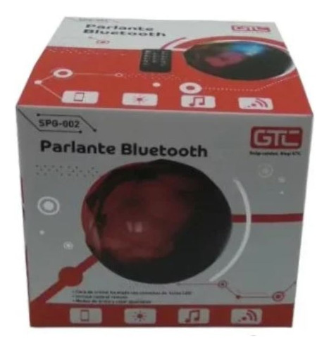 Parlantes Bluetooth Con Luces Spg-002 Gtc