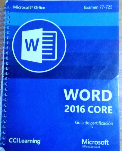 Libro Word 2016 Core
