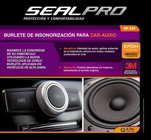 Doble Burlete De Optimizacion Acustica Fiat Ducato, Sealpro