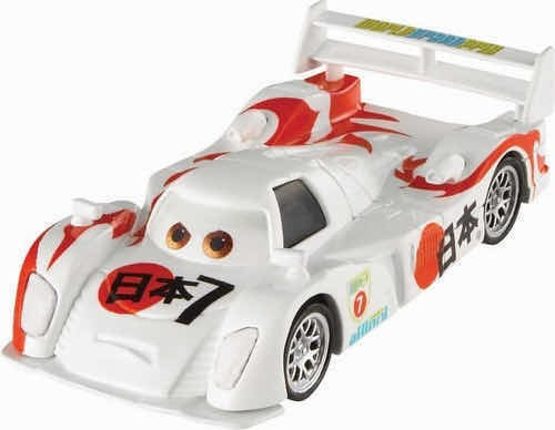 Cars Disney Pixar Shu Todoroki N°7 Metal 1:55