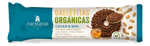 Galletita Cachafaz  Orgánicas  cacao y miel 170 g
