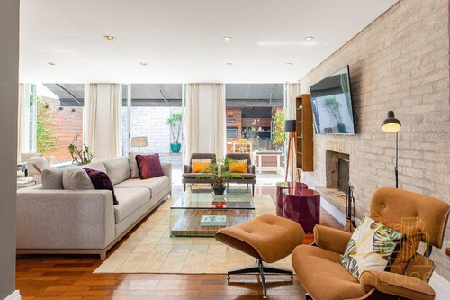 Imagem 6 de 30 de Casa Mobiliada À Venda Na Avenida Itacira. 411 M²,piscina, Área Gourmet, 4 Dormitórios, 2 Suítes E 3 Vagas. Alto Padrão E Fino Acabamento.moema Índios - Ca0560