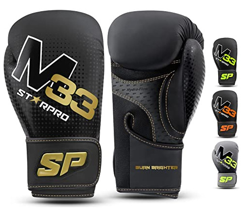 Globos De Boxeo Starpro M33 Con Protección De Wrist Sin Para