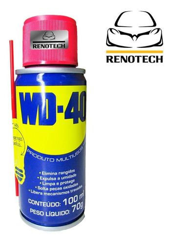 Desengripante Lubrificante Multiuso Spray Wd40 100ml