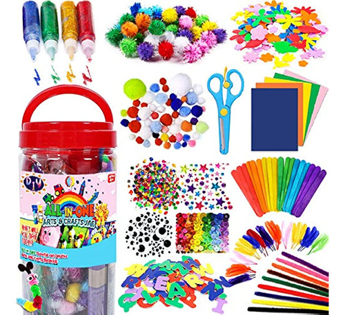Funzbo Arts And Crafts Supplies For Kids - Kit De Suministro