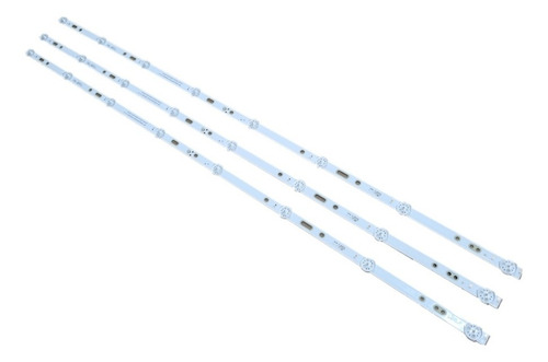 Kit 3 Barras Led Multilaser Toshiba Tl027 Ml-el25 Original 