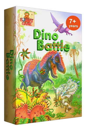 Juego De Mesa Dino Battle  Juegos De Dinosaurios Par Fr80jm