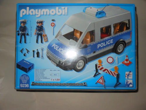 Playmobil 9236 Camiòn De Policia Con Accesorios Luz Y Sonido