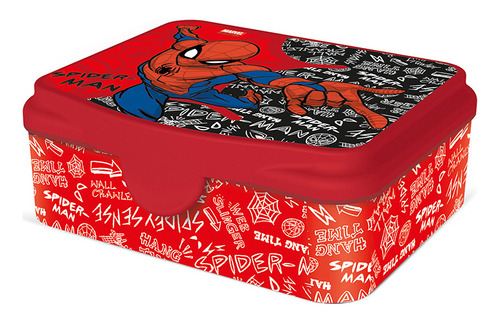 Vianda Infantil Con Broche Spiderman 15 Cm