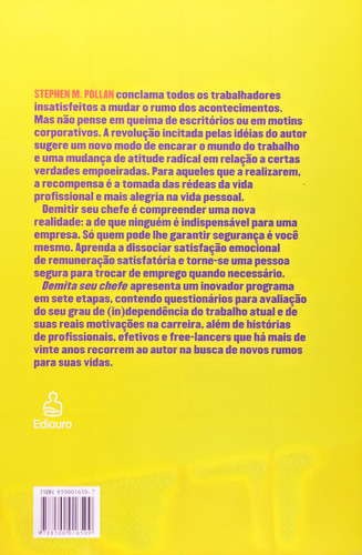 Livro - Demita Seu Chefe - Stephen M. Pollan & Mark Levine