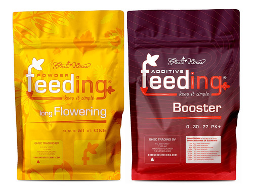 Fertilizante Powder Feeding Long 1kg Con Pk Booster 1kg