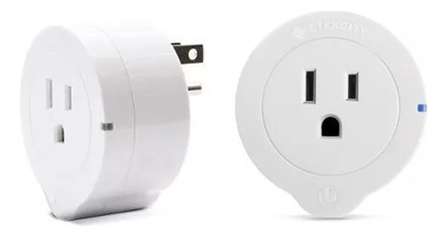 Enchufes Inteligentes Smart Plug Compatib Google Home Alexa Color Blanco