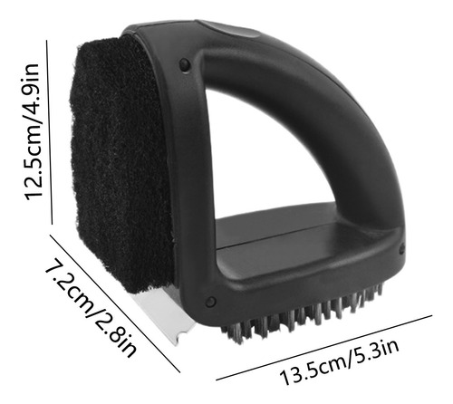 Cepillo De Esponja De Poliéster J Cleaning Brush Con Raspado