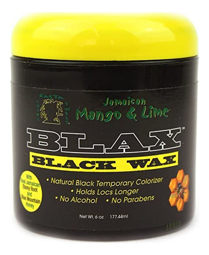 Jamaican Mango &amp; Lime Blax Black Wax 6oz &ndash; Soport.