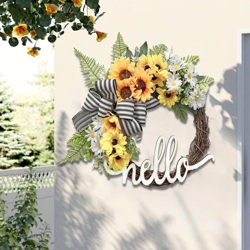 Corona De Primavera Y Verano, Corona De Boda, Corona De