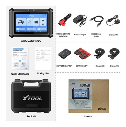 Scanner Llaves Xtool X100 Pad En Español = Funciones De X300