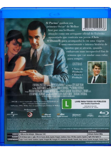 Perfume De Mulher Blu-ray Original (Usado)
