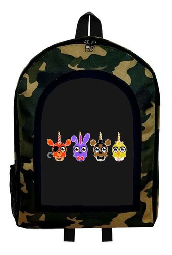 Mochila Camuflada Five Knights At Freddy Modelo 178