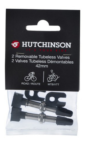 Valvulas Para Bicicleta Hutchinson 42mm (par) Tubeless
