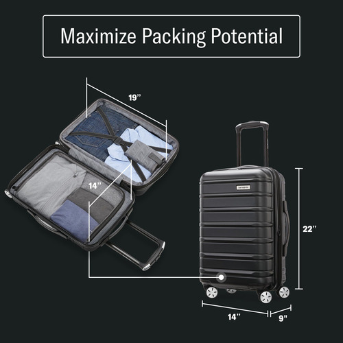 Equipaje De Mano Ampliable Samsonite Omni 2, Parte Dura, 19