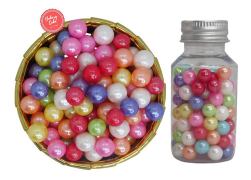 Sprinkles Maxi Perlas Multicolor Comestibles 50gr Repostería