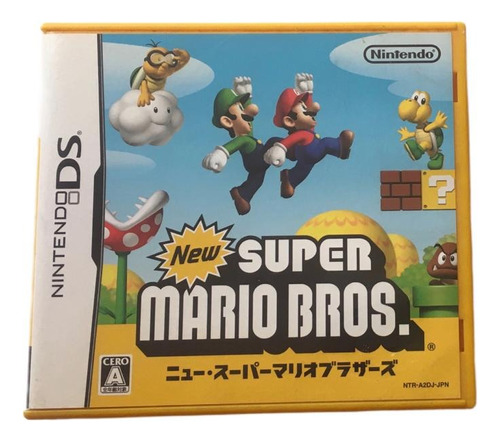 New Super Mario Bros O Jogo Nintendo Ds Manual Ler Descrição