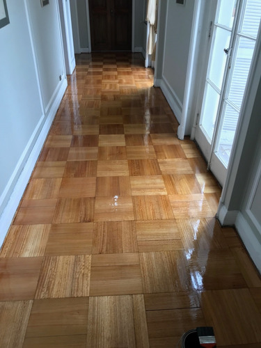 Imagen 3 de 10 de Limpieza Y Vitrificado De Pisos Madera, Flotante Y Piedra