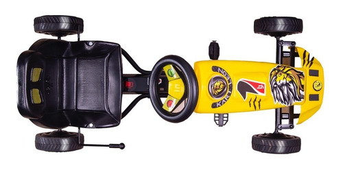 Montable De Pedales Go Kart Mustang Formula 1 Negro